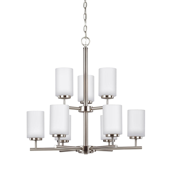 Sea Gull 31162EN3 Oslo 9-lt 26" LED Chandelier
