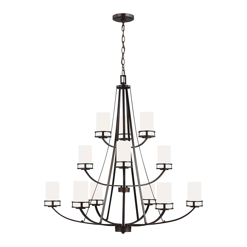 Generation 3121612EN3 Robie 12-lt 40" LED Chandelier