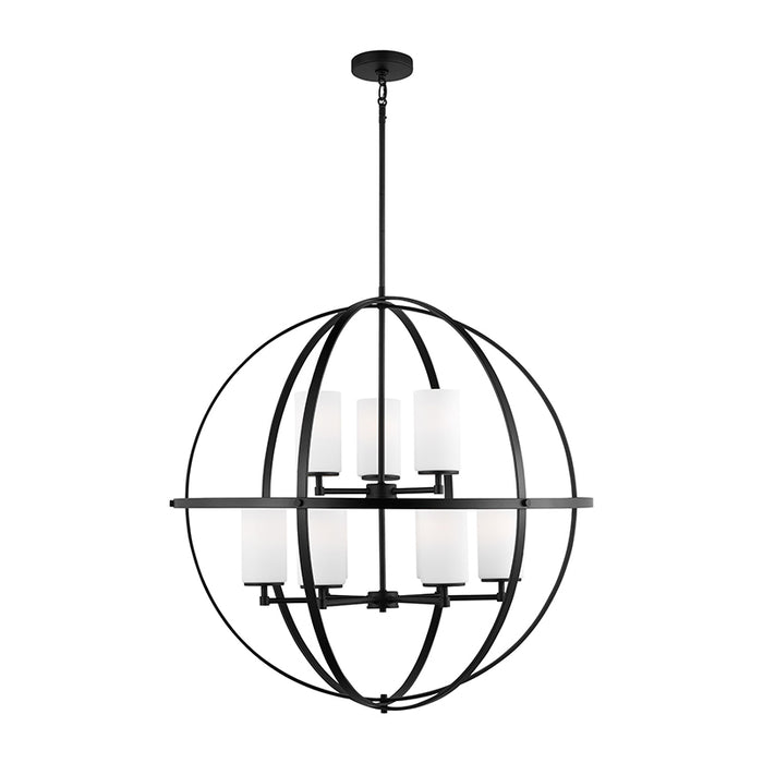 Generation 3124609EN3 Alturas 9-lt 33" LED Chandelier