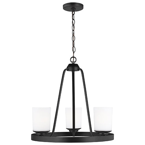 Sea Gull 3130703EN3 Kemal 3-lt 19" LED Chandelier