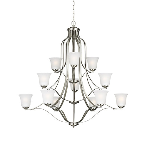 Sea Gull 3139012 Emmons 12-lt 45" Chandelier