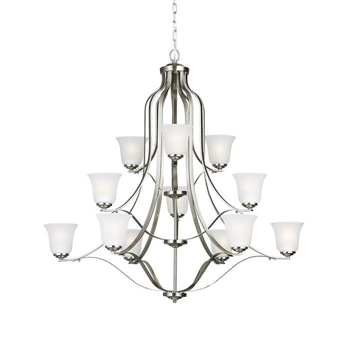 Generation 3139012EN3 Emmons 12-lt 45" LED Chandelier