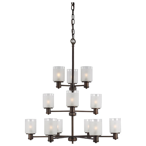 Sea Gull 3139812 Norwood 12-lt 36" Chandelier