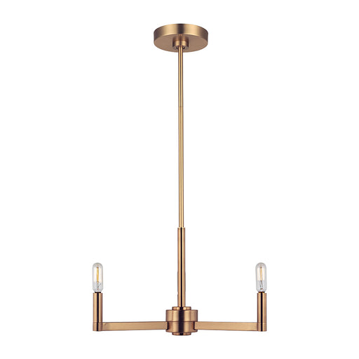 Visual Comfort 3164203 Fullton 3-lt 20" Chandelier - Satin Brass
