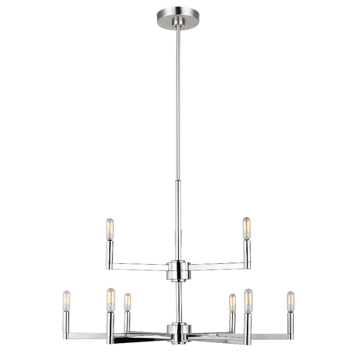 Sea Gull 3164209EN Fullton 9-lt 30" LED Chandelier