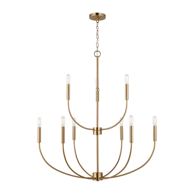 Visual Comfort 3167109EN Greenwich 9-lt 32" LED Chandelier