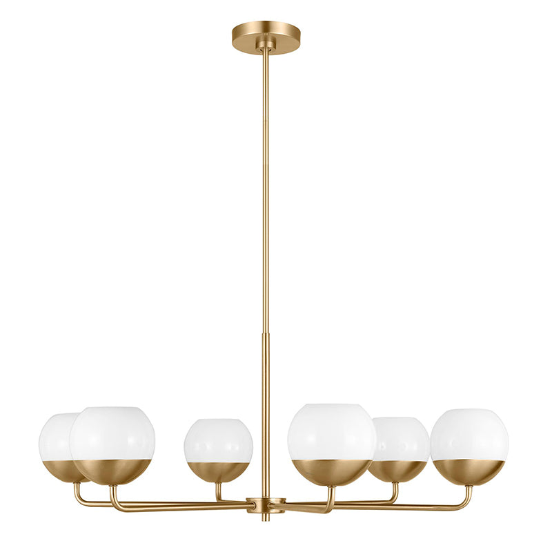 Visual Comfort 3168106EN3 Alvin 6-lt 38" LED Chandelier