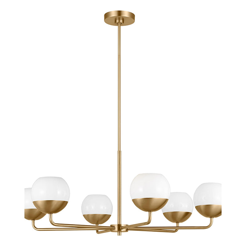 Visual Comfort 3168106EN3 Alvin 6-lt 38" LED Chandelier