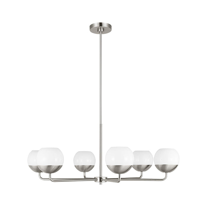 Sea Gull 3168106EN3 Alvin 6-lt 38" LED Chandelier