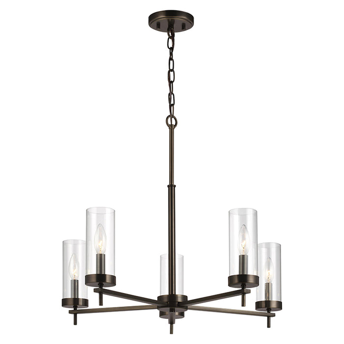Visual Comfort 3190305EN Zire 5-lt 26" LED Chandelier