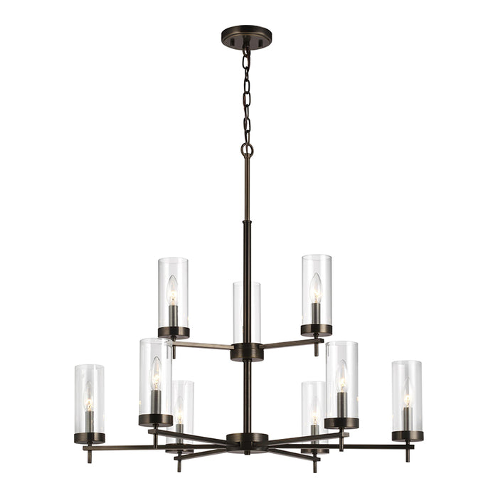 Visual Comfort 3190309EN Zire 9-lt 32" LED Chandelier
