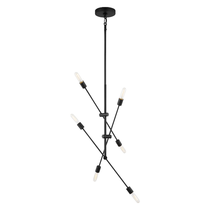 Visual Comfort 3200506EN7 Axis 6-lt 40" LED Chandelier