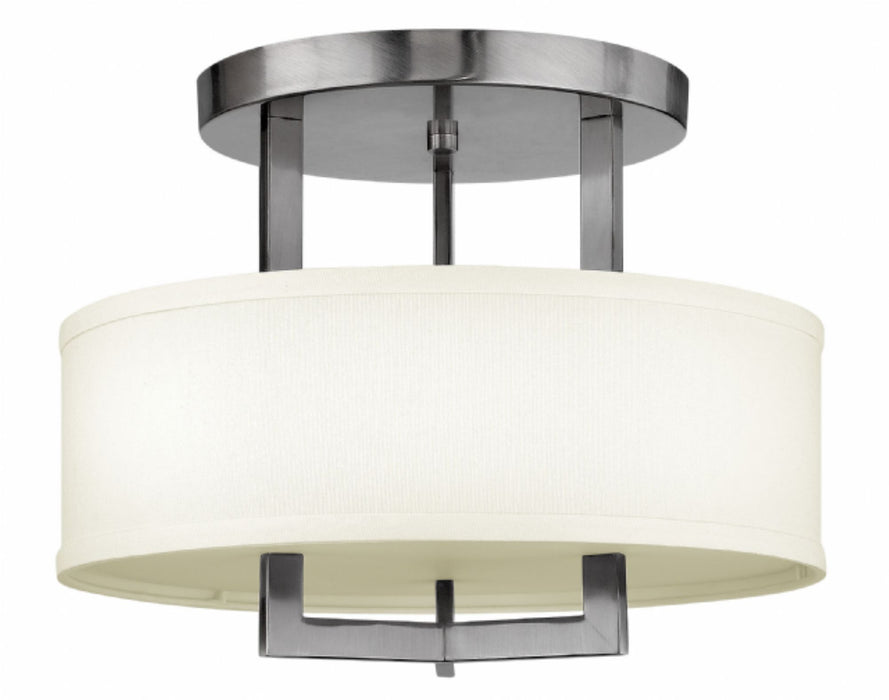 Hinkley 3200 Hampton 3-lt 15" LED Semi-Flush Mount