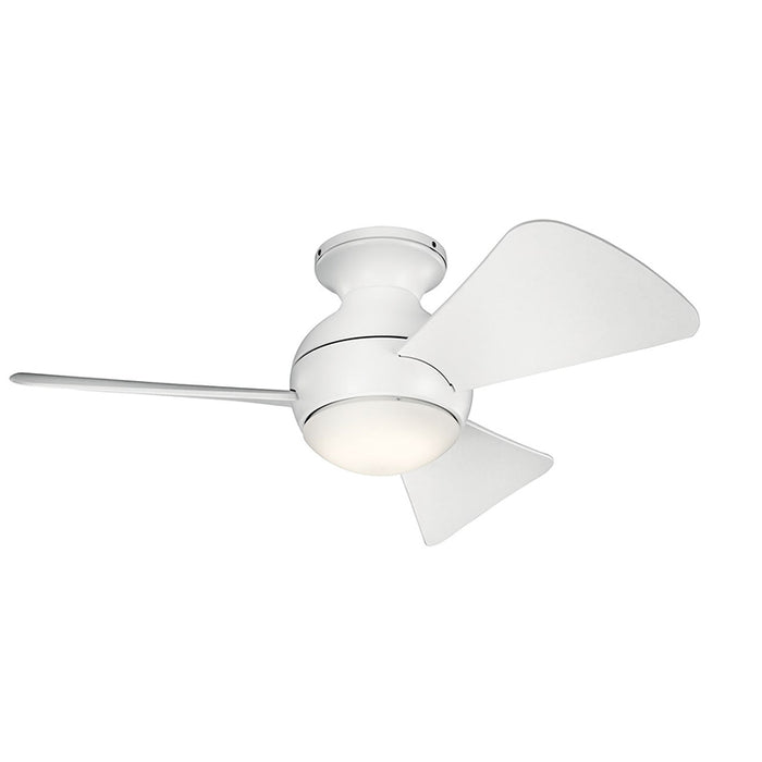 Kichler 330150 Sola 34" Outdoor Ceiling Fan with LED Light Kit