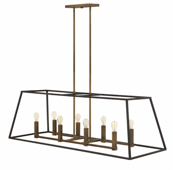 Hinkley 3338 Fulton 8-lt 48" LED Linear Chandelier