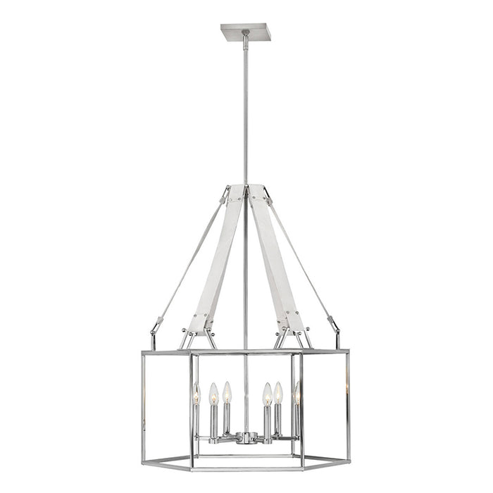 Hinkley 34206 Monroe Medium 6-lt 26" LED Chandelier