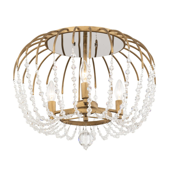 Varaluz 343S03 Voliere 3-lt 18" Semi-Flush