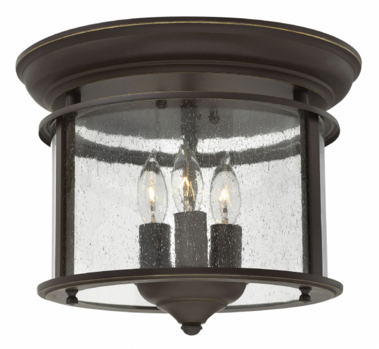 Hinkley 3473 Gentry 3-lt 12" LED Flush Mount