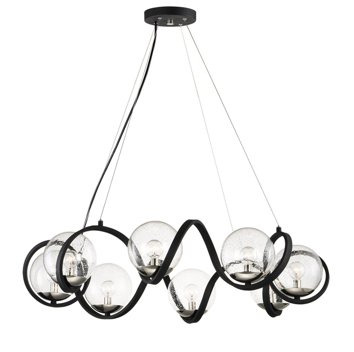 Maxim 35108 Curlicue 8-lt 35" Pendant