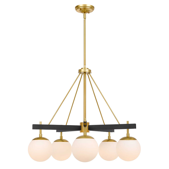 Varaluz 352C05 Allie 5-lt 28" Chandelier