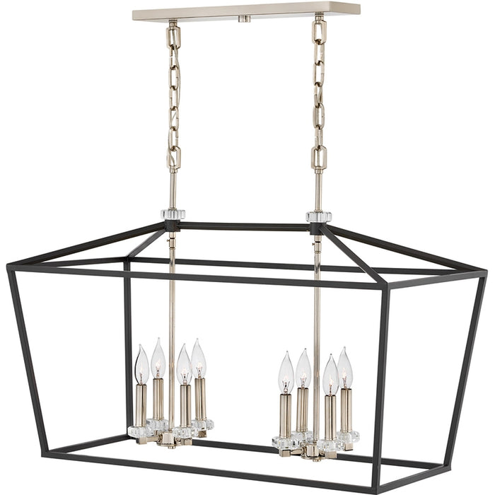 Hinkley 3534 Stinson 8-lt 34" LED Linear Chandelier