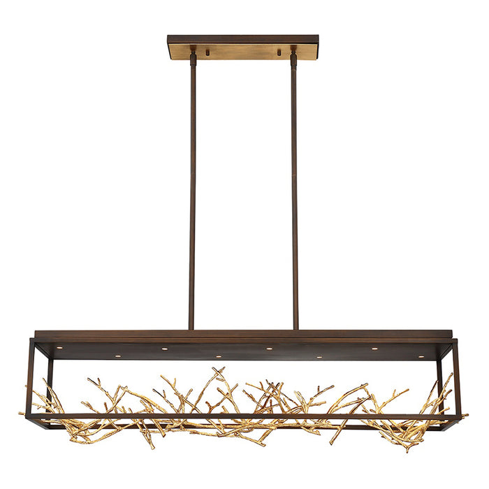Eurofase 35642 Aerie 8-lt 42" LED Rectangular Chandelier