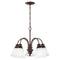 Sea Gull 35950 Windgate 5-lt 20" Chandelier