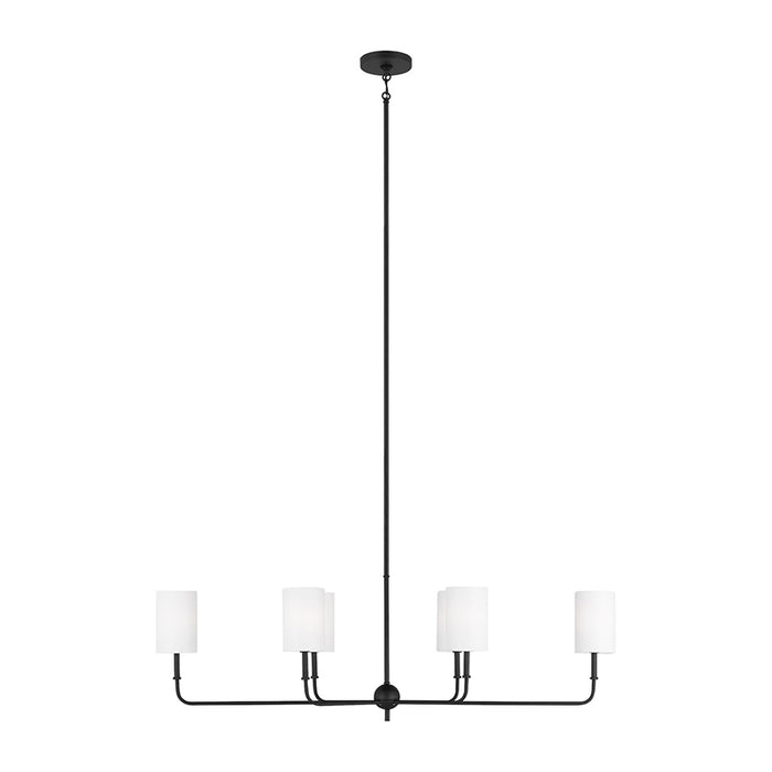 Sea Gull 3609306EN Foxdale 6-lt 44" LED Linear Chandelier