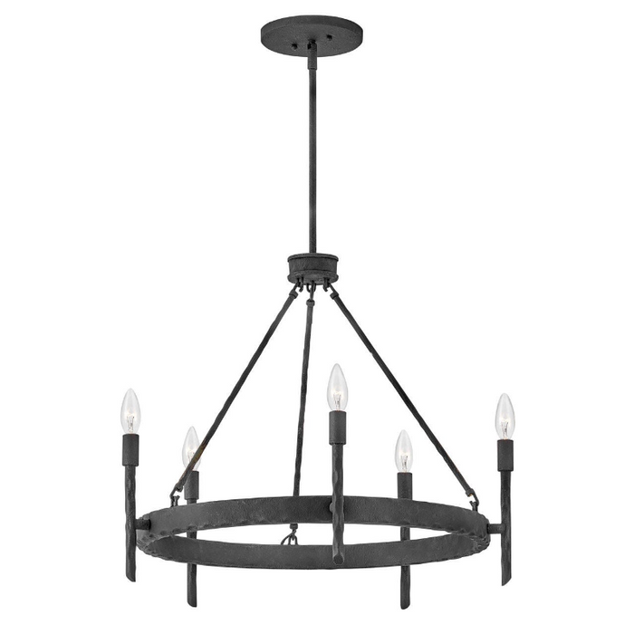 Hinkley 3675 Tress 5-lt 25" LED Chandelier