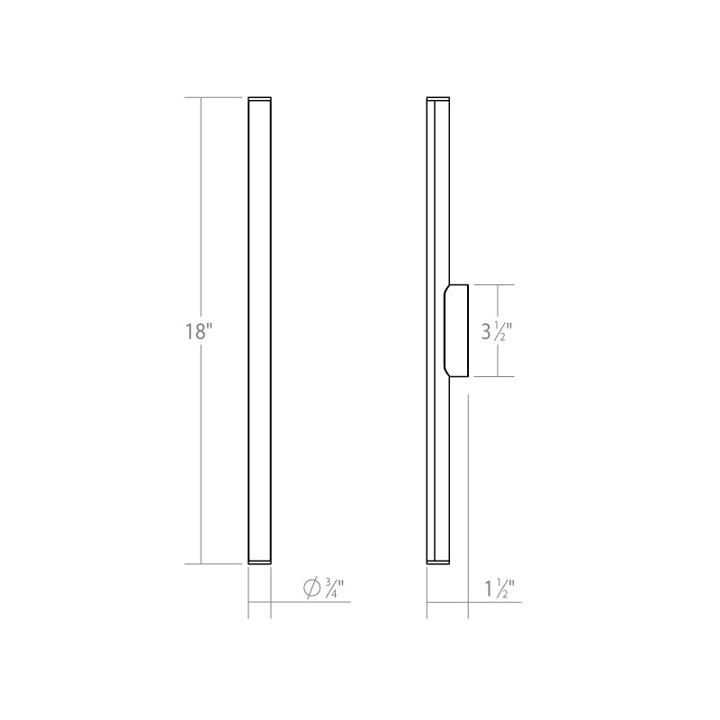 Sonneman 3771 Fino 1-lt 18" LED Bath Bar