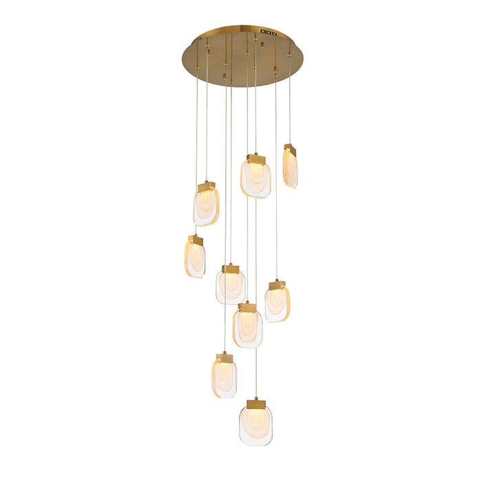 Eurofase 38043 Paget 9-lt 20" LED Chandelier