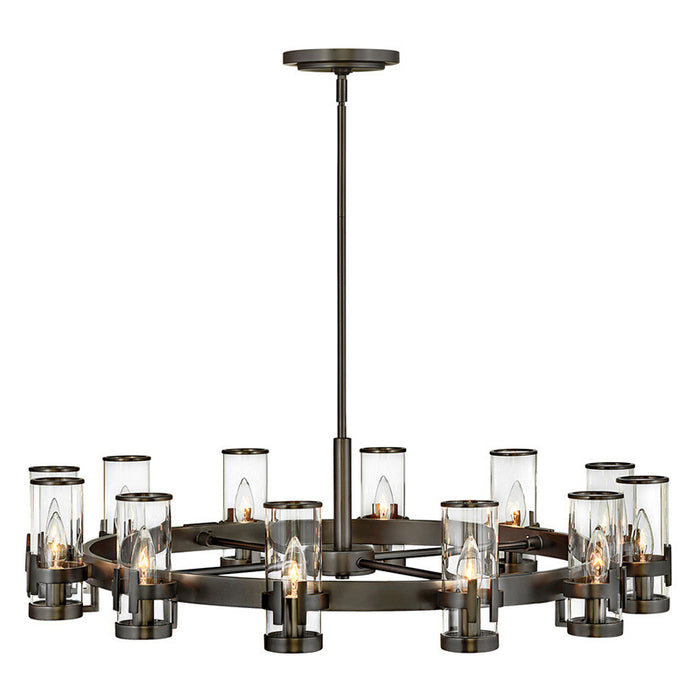 Hinkley 38109 Reeve Large 12-lt 36" LED Chandelier