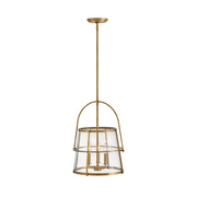 Hinkley 38113 Tournon 3-lt 15" LED Pendant - Heritage Brass