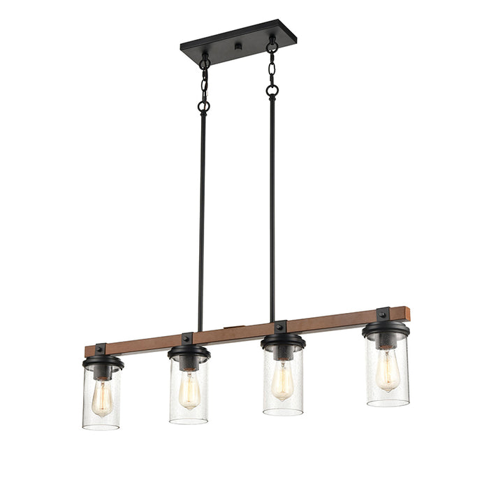 Millennium 3824 Taos 4-lt 36" Linear Chandelier