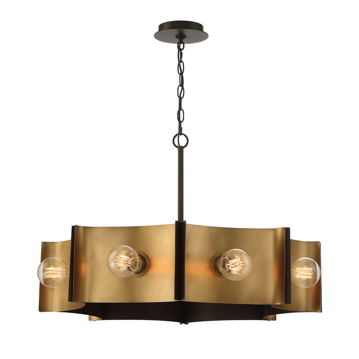 Eurofase 38428 Metallo 8-lt 30" Chandelier