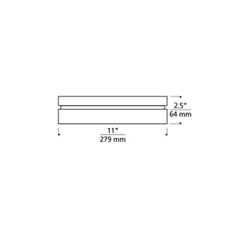 Visual Comfort 700CQL Cirque Large 11" LED Flush Mount