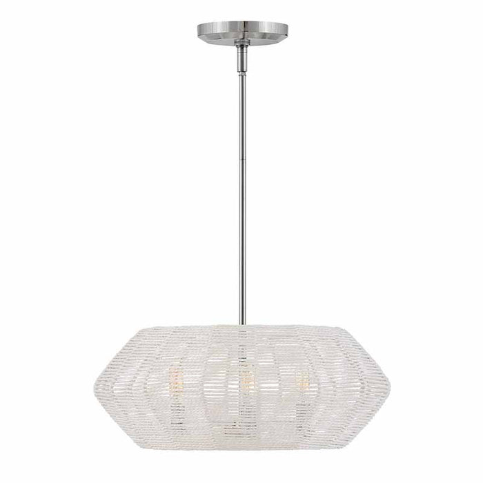 Hinkley 40383 Luca 3-lt 21" LED Small Convertible Drum Pendant