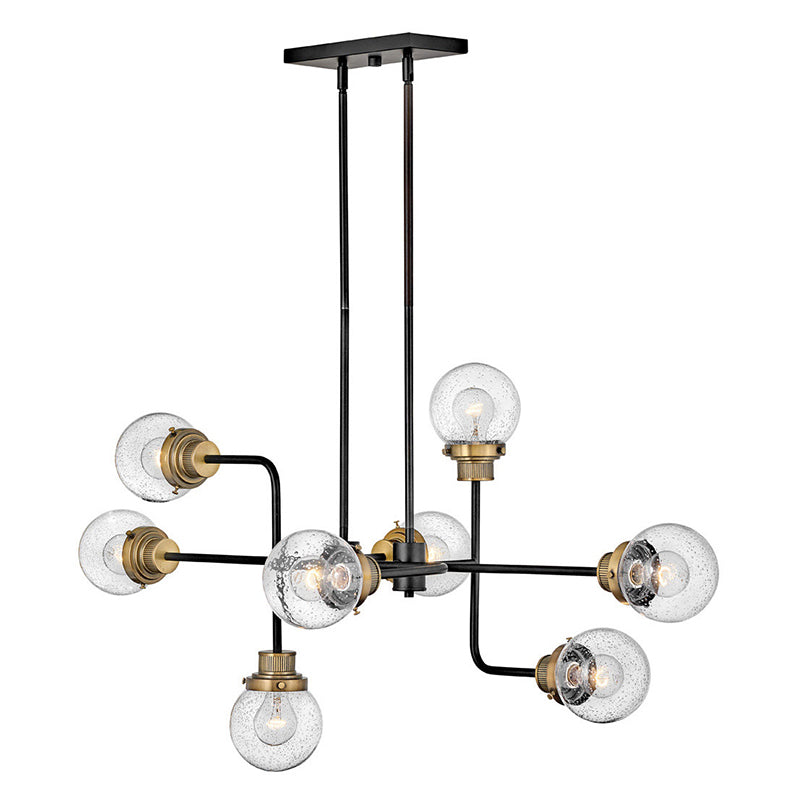 Hinkley 40698 Poppy 8-lt 45" LED Linear Chandelier