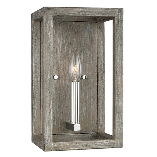 Sea Gull 4134501 Moffet Street 1-lt 12" Tall Wall / Bath Sconce