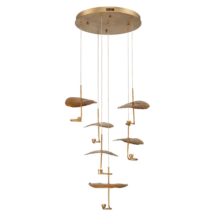 Eurofase 41908 Lagatto 6-lt 28" LED Chandelier