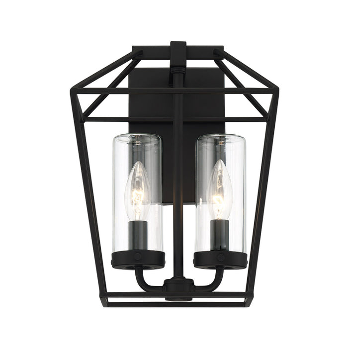 Eurofase 41957 Bastille 2-lt 12" Tall Outdoor Wall Sconce