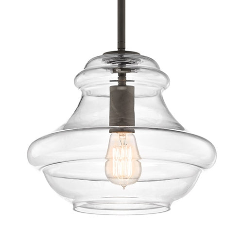 Kichler 42044 Everly 12" Wide Pendant with Clear Glass