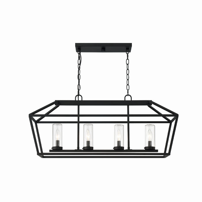 Eurofase 42740 Bastille 4-lt 34" Outdoor Chandelier