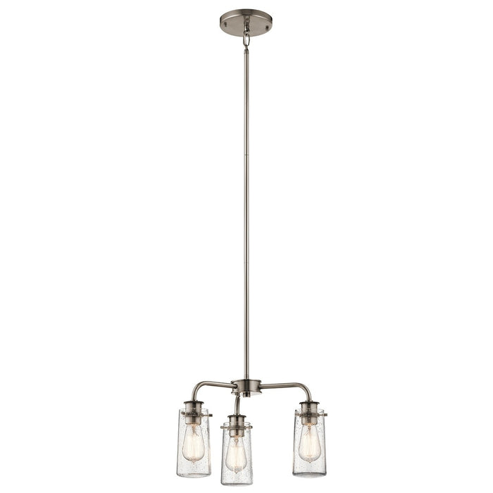 Kichler 43057 Braelyn 3-lt Chandelier/Semi Flush
