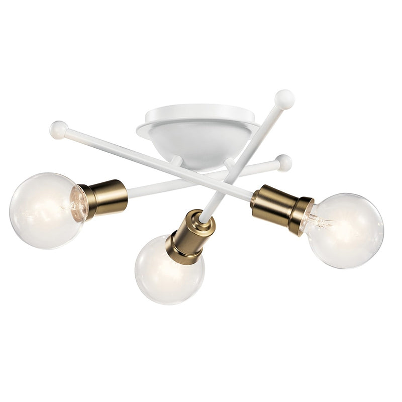 Kichler 43196 Armstrong 3-lt Flush Mount