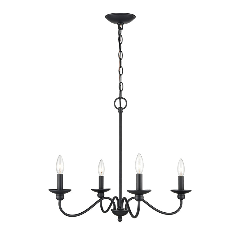 Millennium 4384 Delvona 4-lt 24" Chandelier