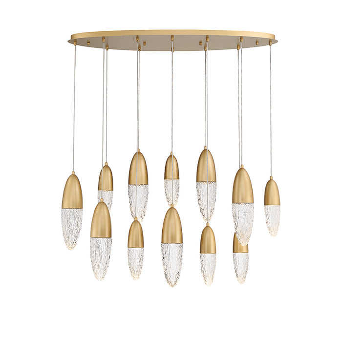 Eurofase 43861 Ecrou 12-lt 44" LED Chandelier