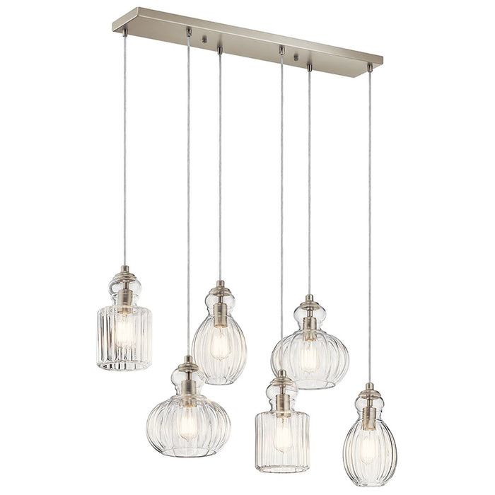 Kichler 43950 Riviera 6-lt 36" Chandelier