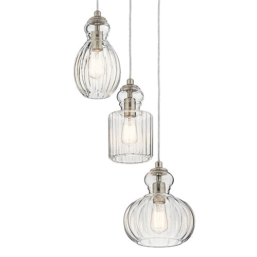 Kichler 43952 Riviera 3-lt 18" Pendant