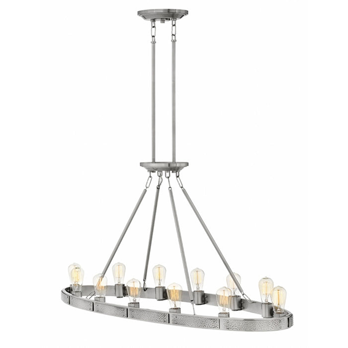 Hinkley 4396 Everett 12-lt 48" LED Linear Chandelier